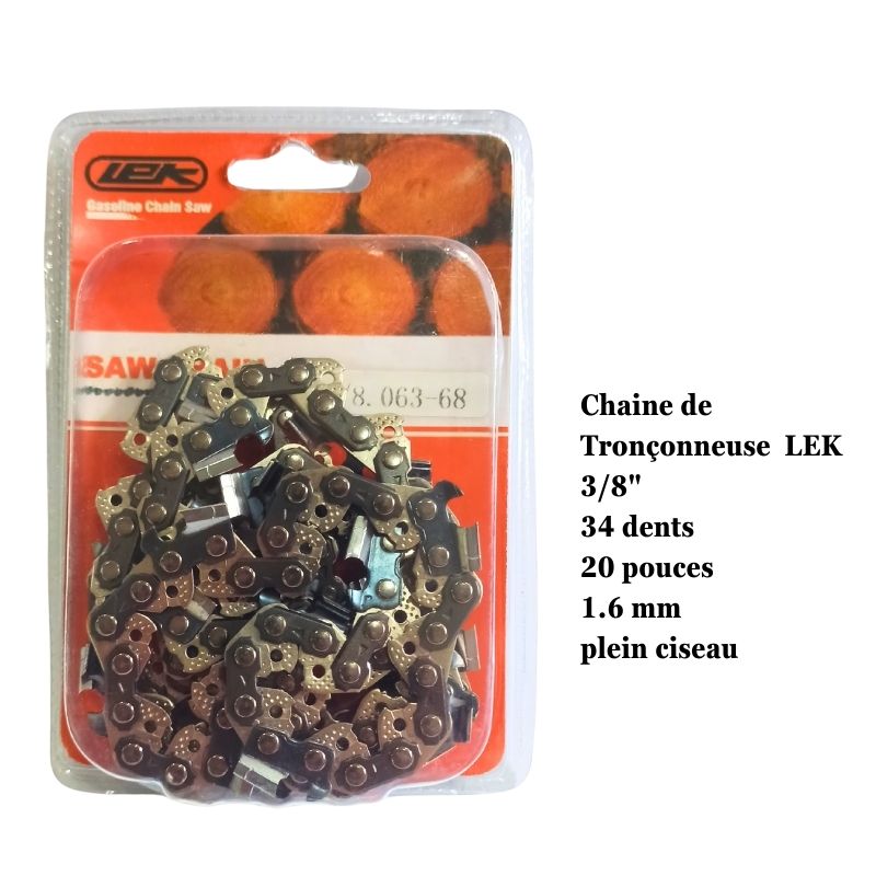 Chaîne de Tronçonneuse LEK - AOWEI 3/8"