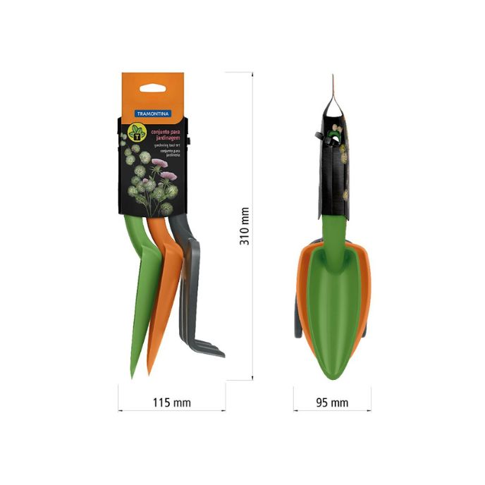 Ensemble d’outils de jardin en plastique 3 pièces 78108100 – Image 2