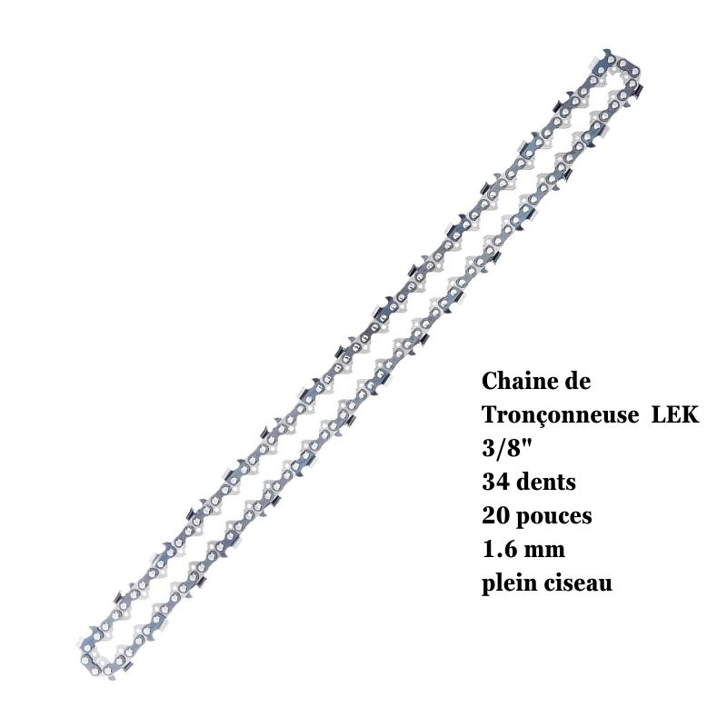 Chaîne de Tronçonneuse LEK - AOWEI 3/8"