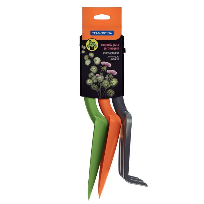 Ensemble d’outils de jardin en plastique 3 pièces 78108100 – Image 3