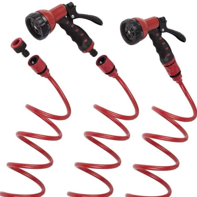 Tuyau Flexible 15 m et Pistolet 7 Jets KRTGR6703 Kreator