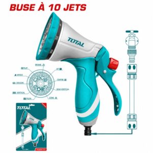 Lance d’arrosage réglable 10 jets THZATN1101