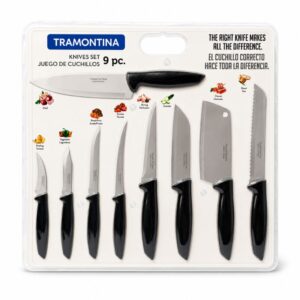 Set de 9 couteaux de cuisine Tramontina